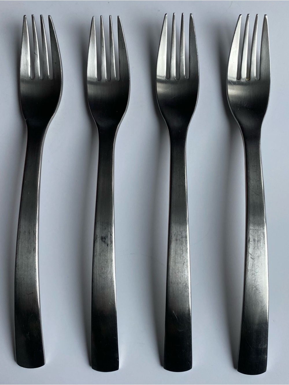 Lot Of 4 Gourmet Settings GS Carry On Flatware Forks 8” Long Stainless Steel